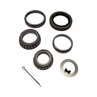 3,500 lbs Trailer Axle Bearing Repair Kit – Includes L44649/L68149 Bearings, Races, 1.719" x 2.56" Double Lip Seal, Dust Cap & Hardware (BK2-100-Dex)