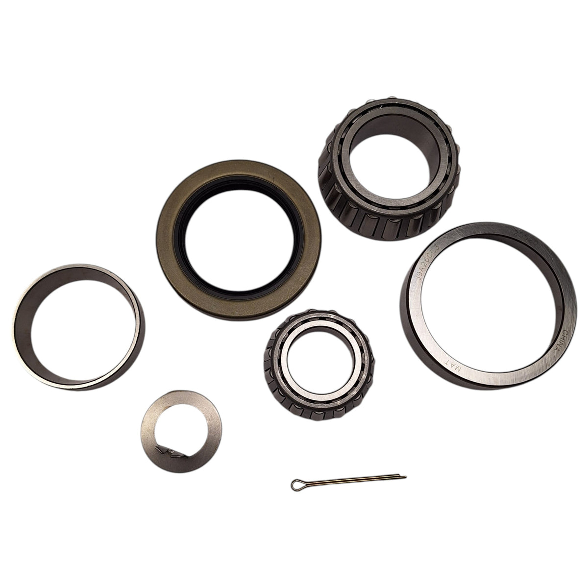 Complete Trailer Bearing Kit for 6000# Axles #42 Spindle 15123 / 22580 Bearings (BK3-100)