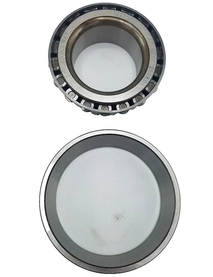 10K Lippert Trailer Bearing Kit with Spindle End Hardware & 4" Oil Cap (BK4-287-LIPPERT+183772CAP)