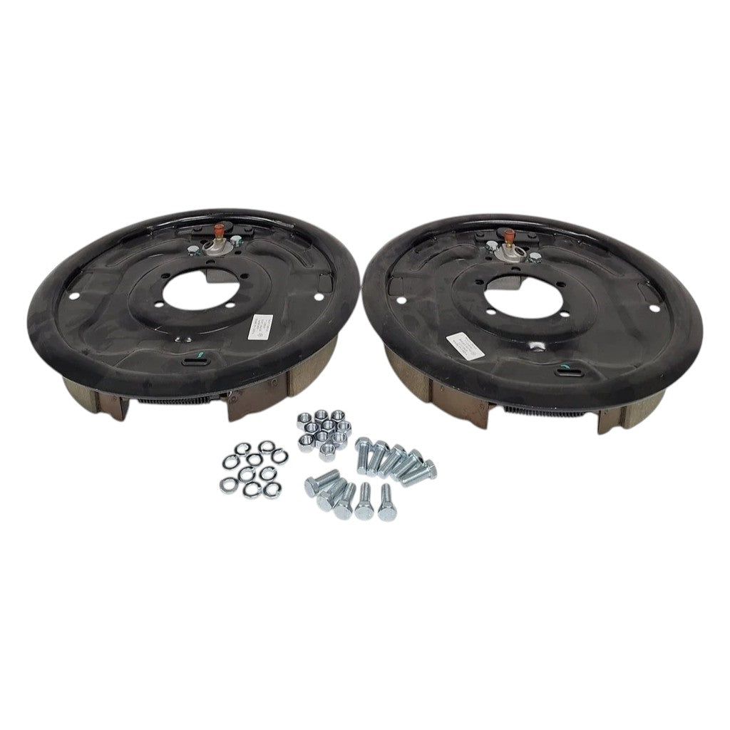 Pair of 12" x 2" Hydraulic Brake Backing Plates (L&R sides) Trailer 5 bolt 5,200 to 7000# (BPH-7000-RH+BPH-7000-LH)
