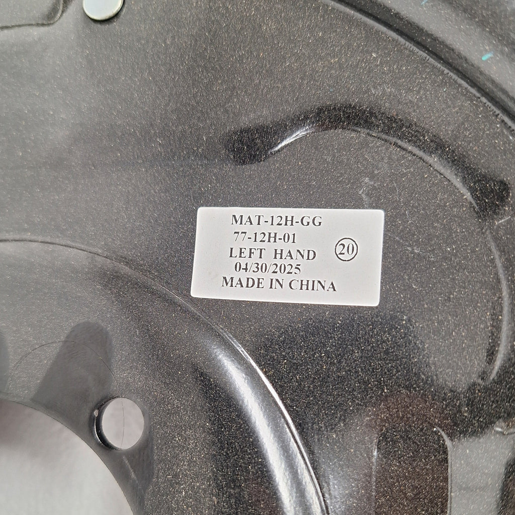 Pair of 12" x 2" Hydraulic Brake Backing Plates (L&R sides) Trailer 5 bolt 5,200 to 7000# (BPH-7000-RH+BPH-7000-LH)