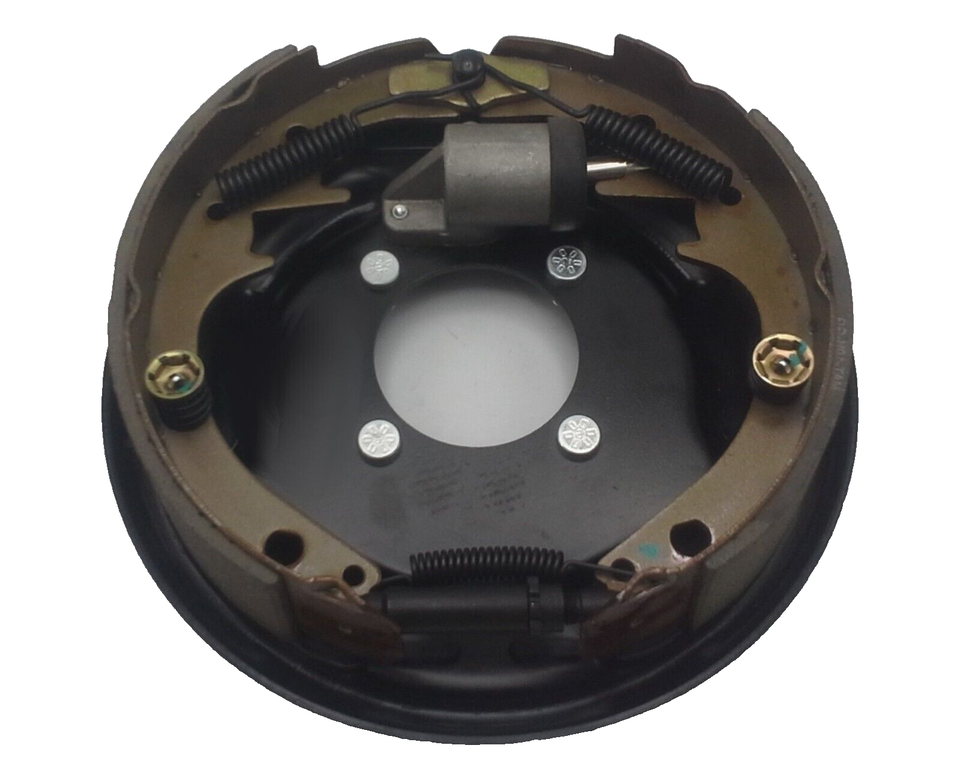 3500# Hydraulic 10x2.25" Right Passenger Curb 4 Bolt Backing Plate Trailer Axle (BPH-3500-RH)