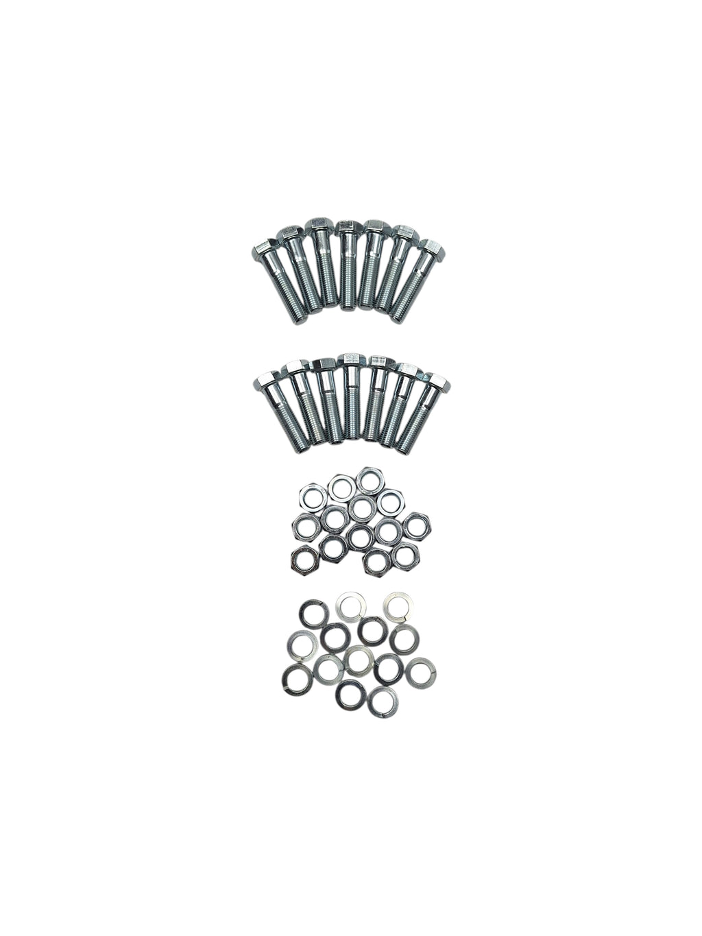 Fourteen - 9K and 10K General Duty Backing Plate Hardware Kit - Nut, Washer, and Bolt (BRHK10K-LOTOF14)