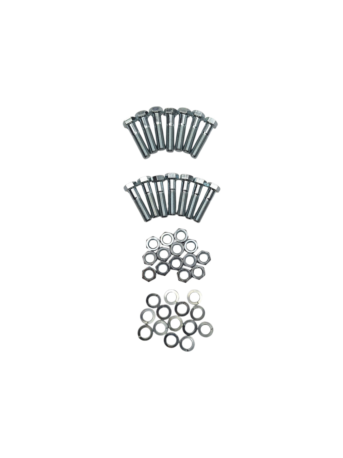 Fourteen - 9K and 10K General Duty Backing Plate Hardware Kit - Nut, Washer, and Bolt (BRHK10K-LOTOF14)