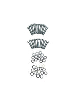 Fourteen - 9K and 10K General Duty Backing Plate Hardware Kit - Nut, Washer, and Bolt (BRHK10K-LOTOF14)