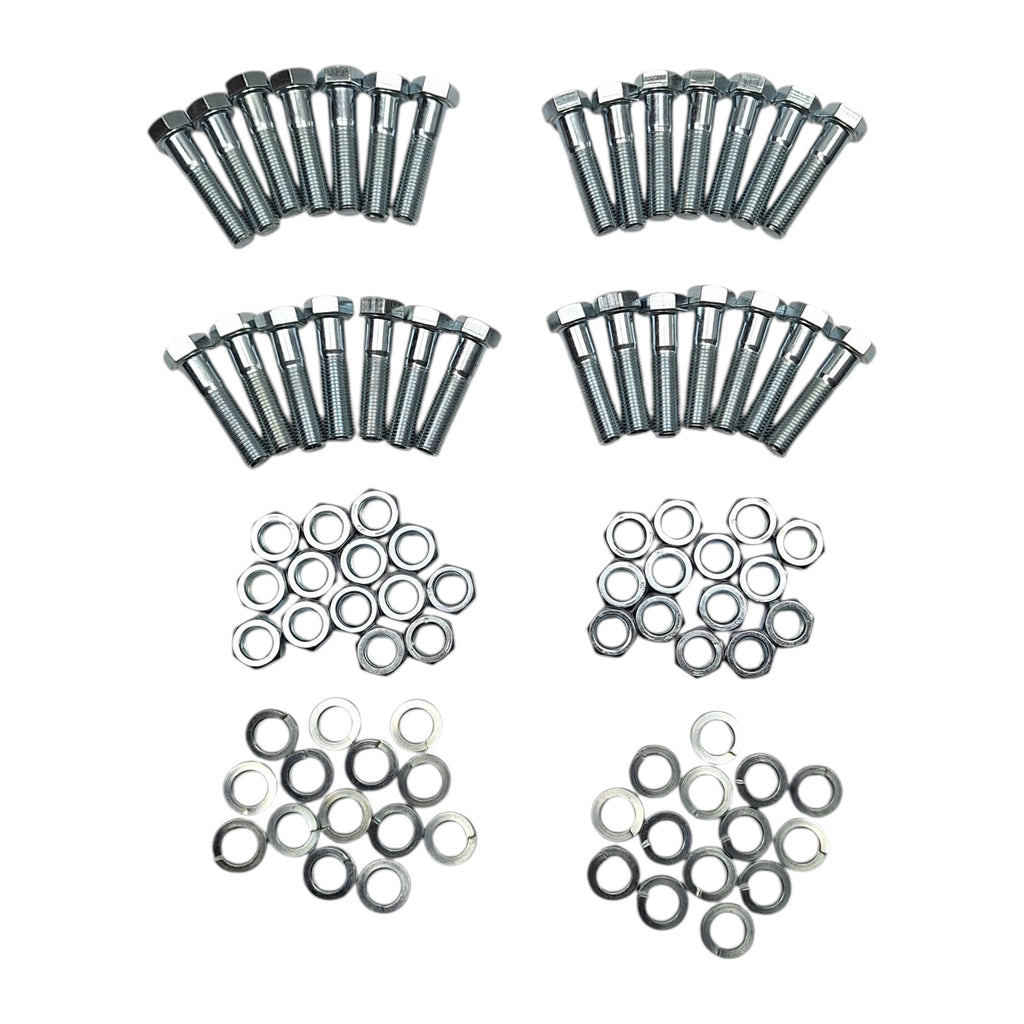 9K & 10K General Duty Backing Plate Hardware Kit, 28 Bolts, 28 Nuts, 28 Washers (BRHK10K-LOTOF28)