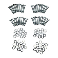 9K & 10K General Duty Backing Plate Hardware Kit, 28 Bolts, 28 Nuts, 28 Washers (BRHK10K-LOTOF28)