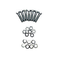 9K & 10K General Duty Backing Plate Hardware Kit, 7 Bolts, 7 Nuts, 7 Washers (BRHK10K-LOTOF7)