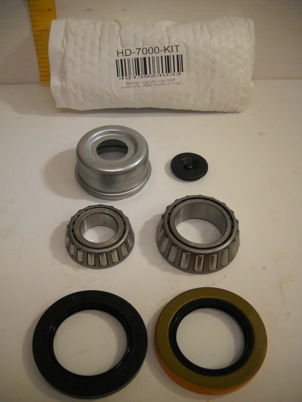 6000# Build Your Own Brake Axle Kit Electric Brakes 6 x 5.5 Lug Drum Hub, 2.5" dia Spindle for Trailer (BYOAK-42-HD655-RF-225)