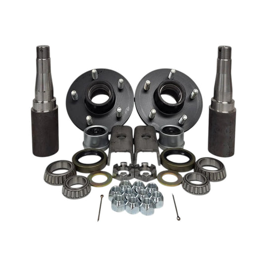 Build Your Own Trailer Axle Kit 3500# Camper ROUND 5 x 4.5 Bolt Pattern Axel (BYOAK-84-H545-R)