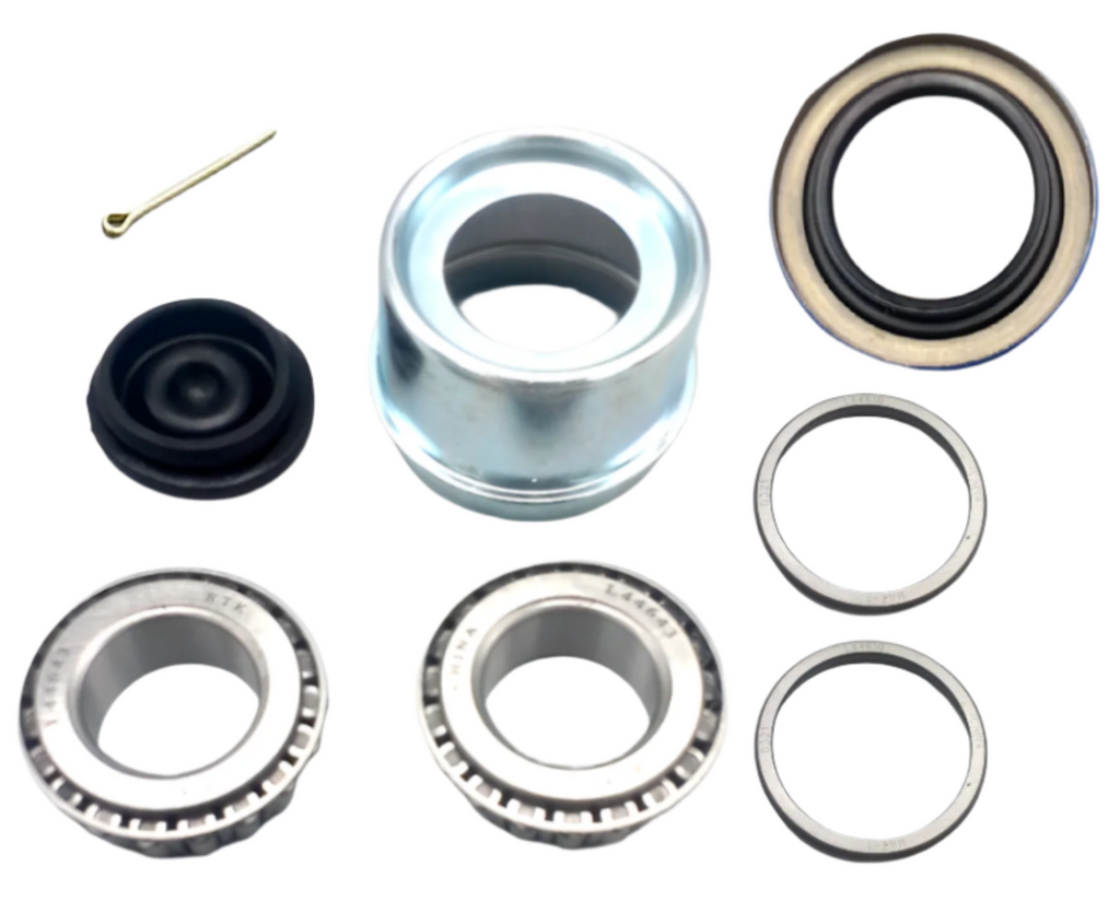 2,000LB Trailer Axle 1" Inner Diameter Bearing Kit W/Seal EZ Lube Cap (BYOAK-100-KIT-LOOSE)