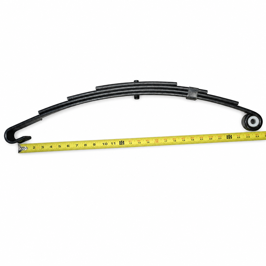 Leaf Spring Open End | 4-Leaf Slipper Trailer Spring 26.25" Long 2,350 lb Capacity (C-4)