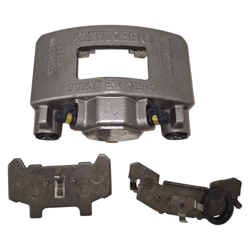DeeMaxx Stainless Steel 3.5K-6K Trailer Brake Caliper with Ceramic Pads (CALP-3-6K-SS)