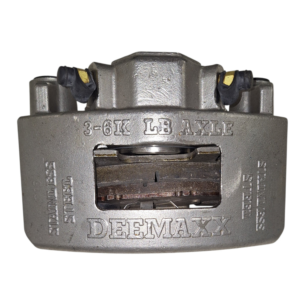 DeeMaxx Stainless Steel 3.5K-6K Trailer Brake Caliper with Ceramic Pads (CALP-3-6K-SS)
