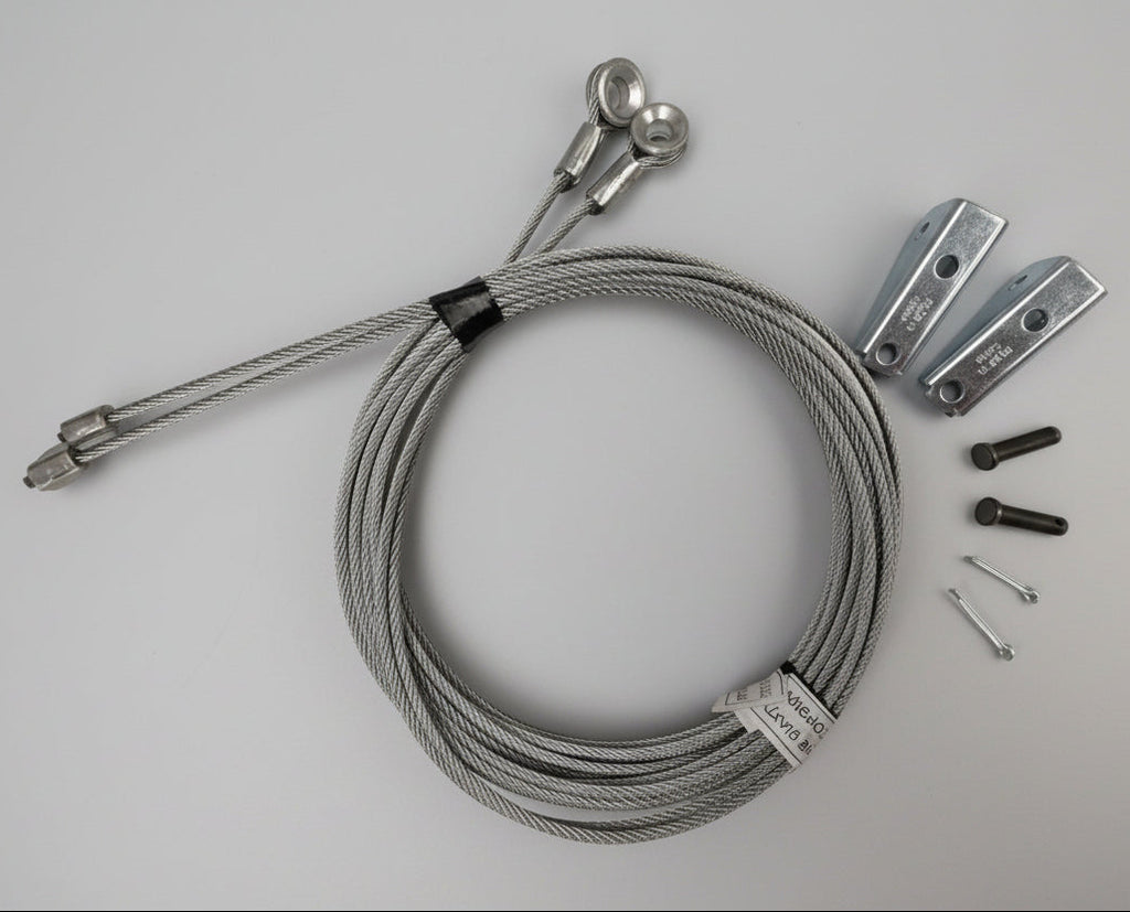 Ramp Door Spring Assembly - Dual Cable Single Spring - M-3 - 96" Tube - 80 lb Door (CB80S96S)