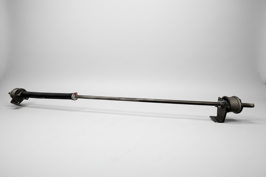 Ramp Door Spring Assembly - Dual Cable Single Spring - M-3 - 96" Tube - 80 lb Door (CB80S96S)