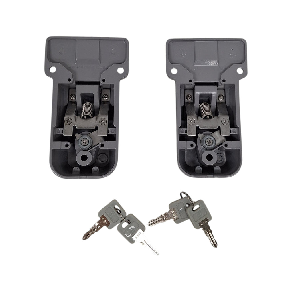 2 - KA - Locking Cargo Trailer Cambar Door Latch Vise Lock Cam Bar Auto Latching (CBL-G-2X)