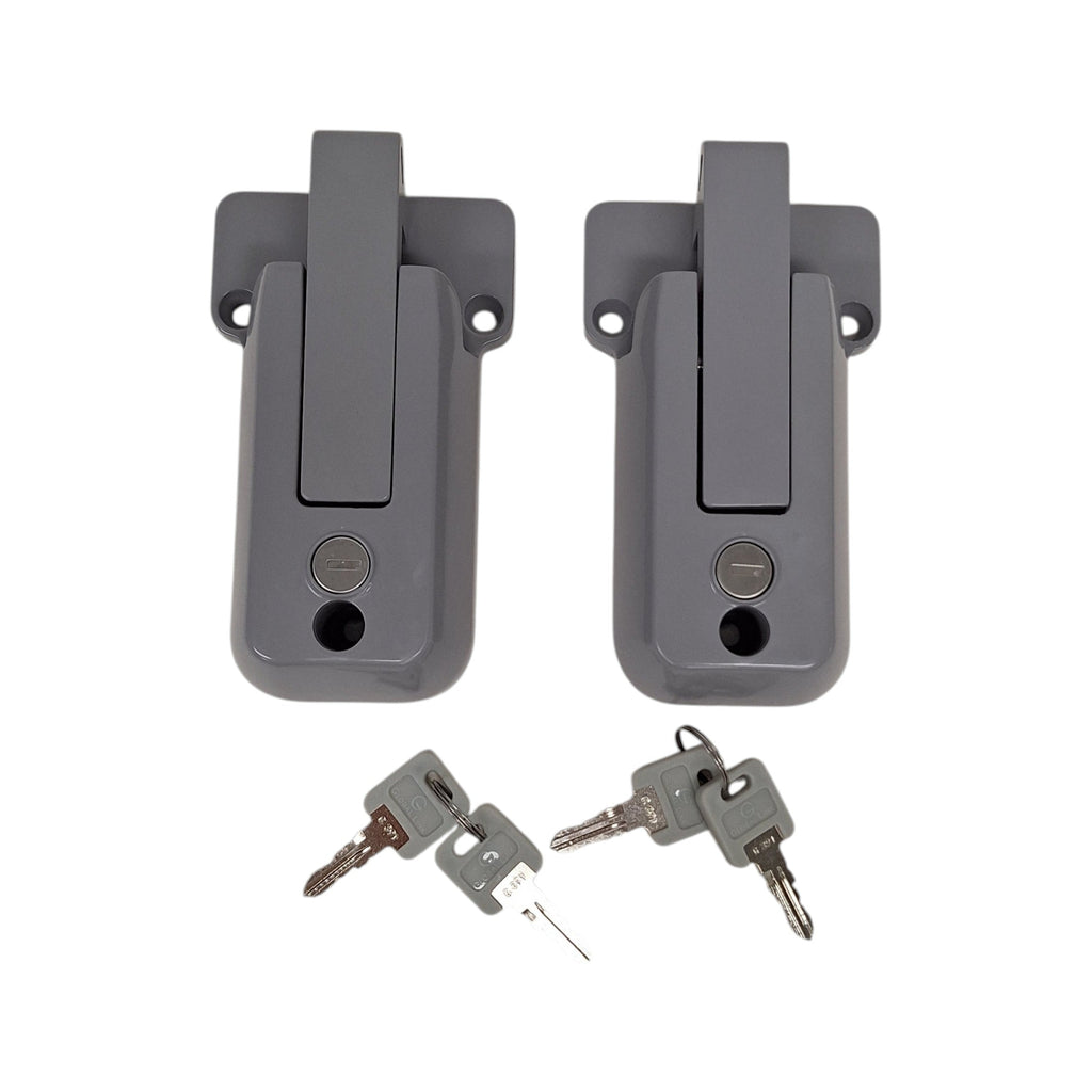 2 - KA - Locking Cargo Trailer Cambar Door Latch Vise Lock Cam Bar Auto Latching (CBL-G-2X)