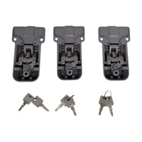 3- KEYED ALIKE Locking Cargo Trailer Cambar Door Auto Latching Vise Lock Cam Bar (CBL-G-3X)