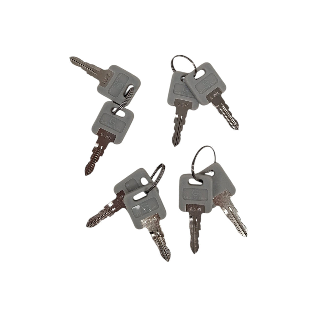 4- KEYED ALIKE Locking Cargo Trailer Cambar Door Auto Latching Vise Lock Cam Bar (CBL-G-4X)