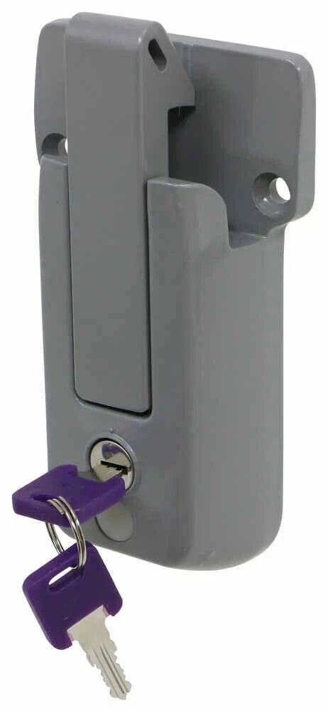 5-Pack Keyed Alike Trailer Cam Bar Vise Lock Cargo Door Latch Gray Auto (CBL-G-5X)