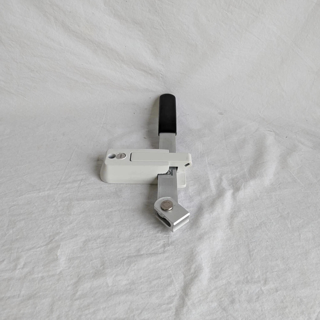 Global Link Trailer Door Latch Set - White Powder Coat - 3 Pack (CBL-W-3X)