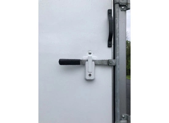 Global Link Trailer Door Latch Set - White Powder Coat - 3 Pack (CBL-W-3X)
