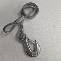 36" Galvanized Trailer Safety Cable with Latch Hook – 7,000 lb Class IV (CC4-36SSH)