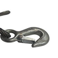36" Galvanized Trailer Safety Cable with Latch Hook – 7,000 lb Class IV (CC4-36SSH)