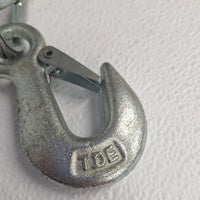 36" Galvanized Trailer Safety Cable with Latch Hook – 7,000 lb Class IV (CC4-36SSH)