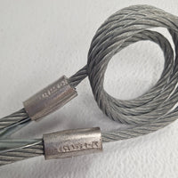 36" Galvanized Trailer Safety Cable with Latch Hook – 7,000 lb Class IV (CC4-36SSH)