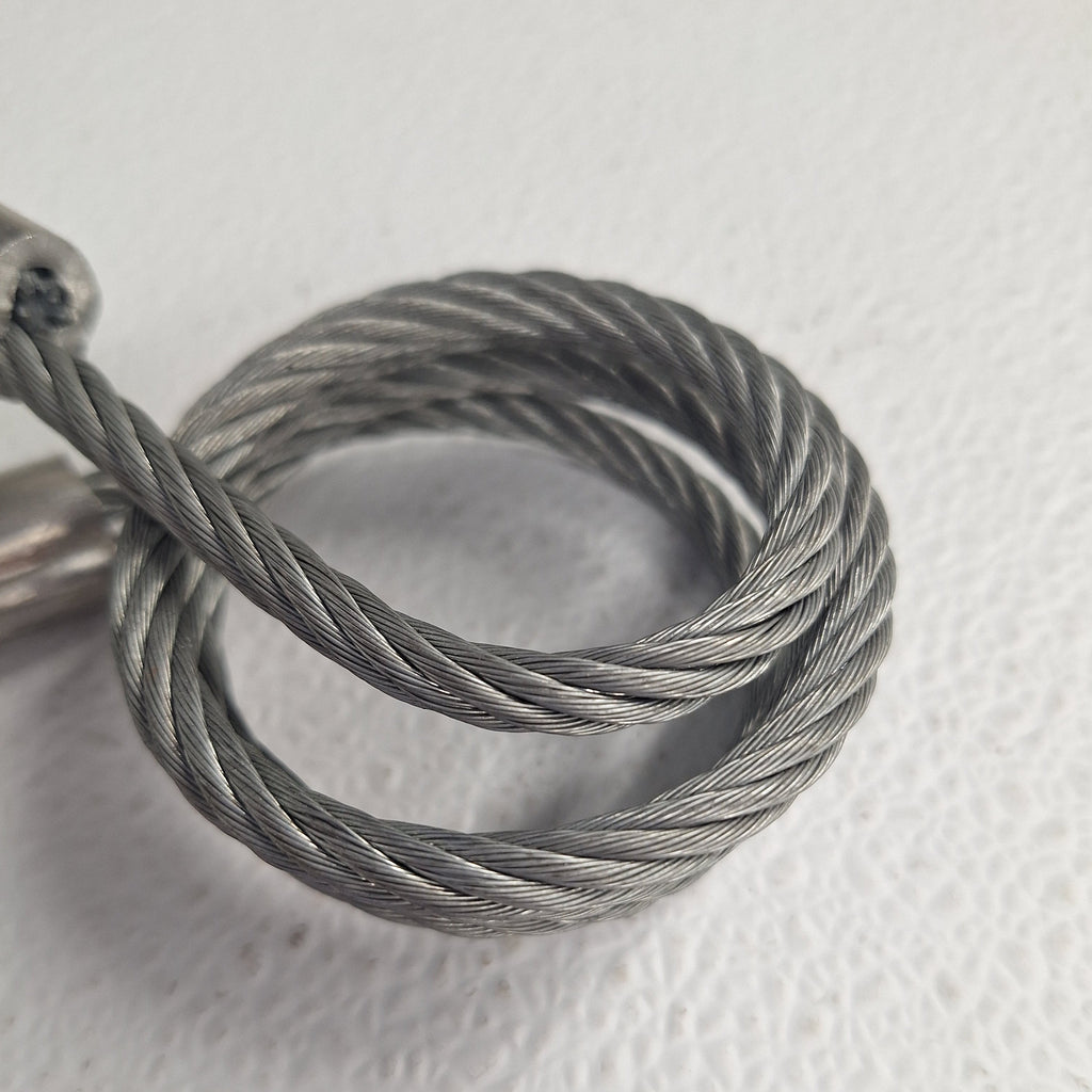 36" Galvanized Trailer Safety Cable with Latch Hook – 7,000 lb Class IV (CC4-36SSH)