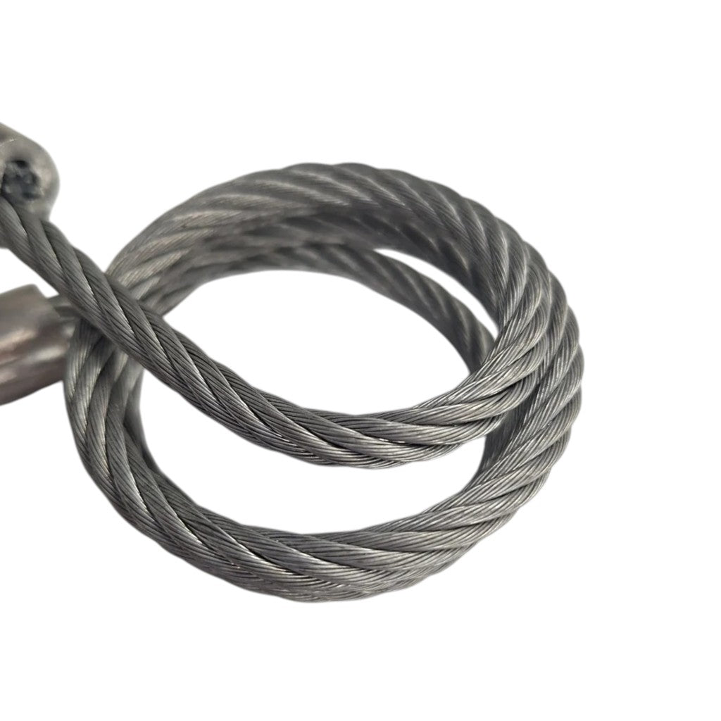 36" Galvanized Trailer Safety Cable with Latch Hook – 7,000 lb Class IV (CC4-36SSH)