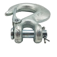 Brophy 3/8" Zinc Clevis Slip Hook with Latch for HL35 Safety Chain, Grade 43, 16,200 lb(CH05)