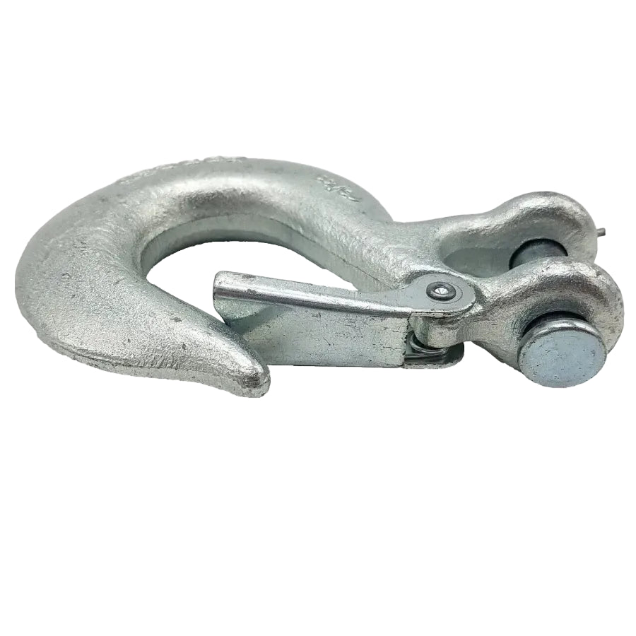 Brophy 3/8" Zinc Clevis Slip Hook with Latch for HL35 Safety Chain, Grade 43, 16,200 lb(CH05)