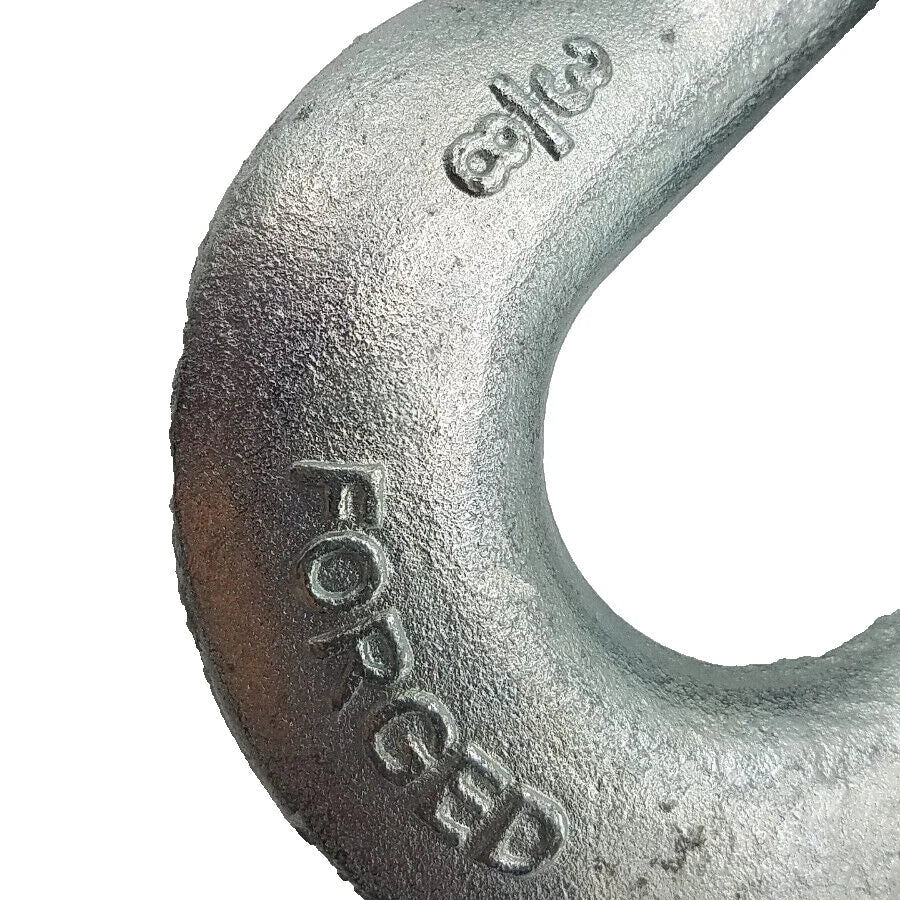 Brophy 3/8" Zinc Clevis Slip Hook with Latch for HL35 Safety Chain, Grade 43, 16,200 lb(CH05)