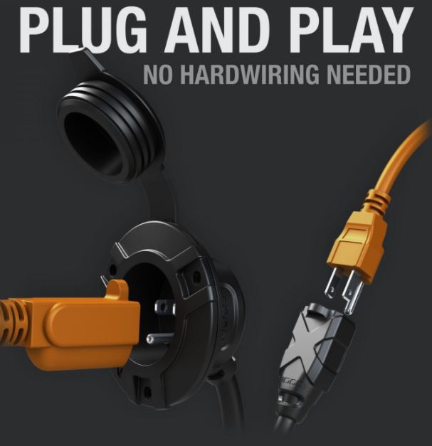 NOCO Genius GCP1 AC Port Plug with Integrated Extension Cable (GCP1)