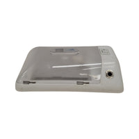 White Interior Dome Light Camper RV Trailer Incandescent with 12V Receptacle  (D-23)