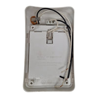 White Interior Dome Light Camper RV Trailer Incandescent with 12V Receptacle  (D-23)