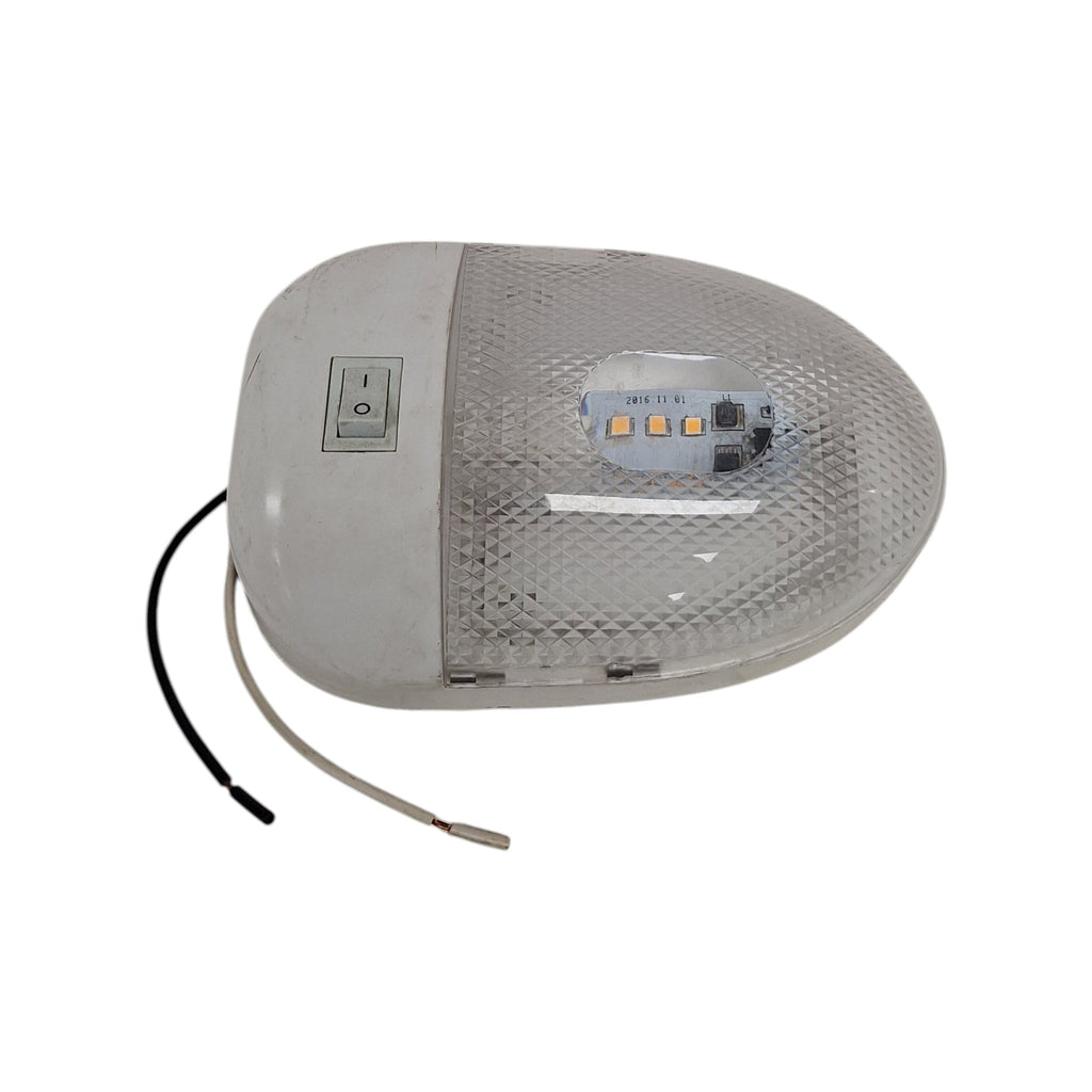 LED Euro Trailer Interior Dome Light w/ Switch - 180 Lumens (D-95)
