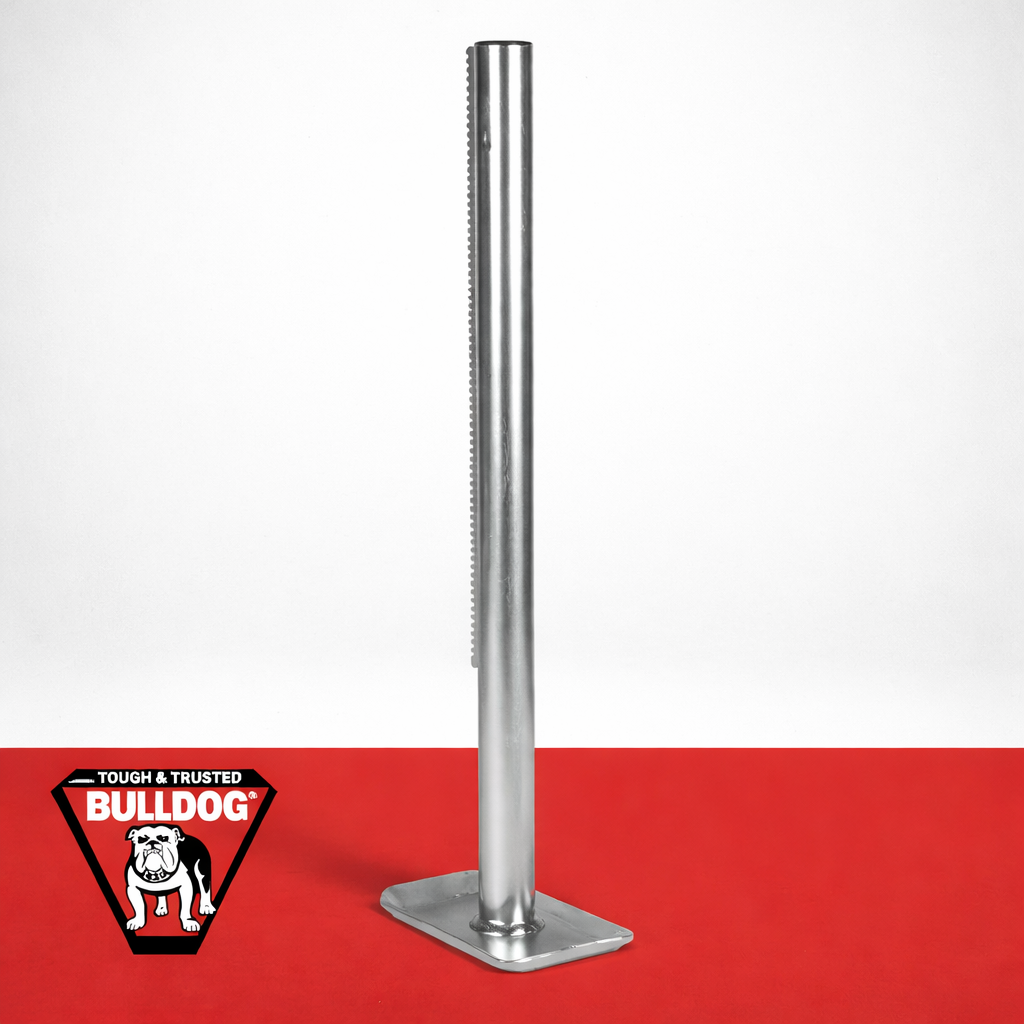 Heavy Duty Bulldog 23.5" Trailer Leveling Post with 18" Rack and Wide Stability Foot (D018520)