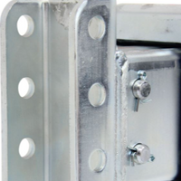 Dexter Zinc-Plated, Adjustable-Channel Brake Actuator - Drum - Bolt On - 12,500 lbs (T4809700)
