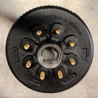D80N Narrow 4-Wheel Brake & Hub Drum Kit 8-393 5/8" Studs 12-1/4" x 2-1/2" Self-Adjusting (D80N-4W-8393-1208HB-PACKX2)