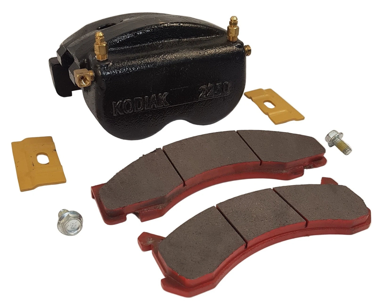 Kodiak Left Hand E-Coated Disc Brake Caliper Assembly 8K-14K Trailer Axle (DBC-2250-E-L)