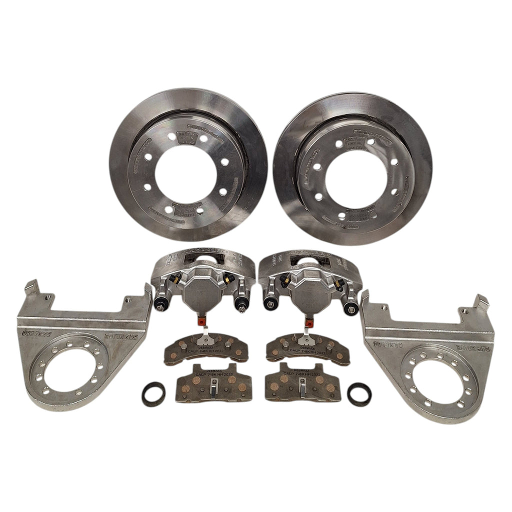 DeMaxx All-Stainless Disc Brake Kit 7,000 lb Axle, 13-1/8" Rotor, 8 on 6-1/2" (DBSO-7K-SS)