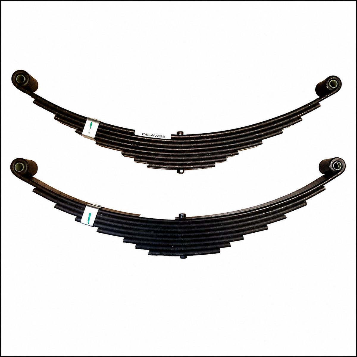 Two 4K 8-Leaf Trailer Leaf Springs - 26" Eye to Eye - 1.75" Wide (DE AWS8-LOTOF2)