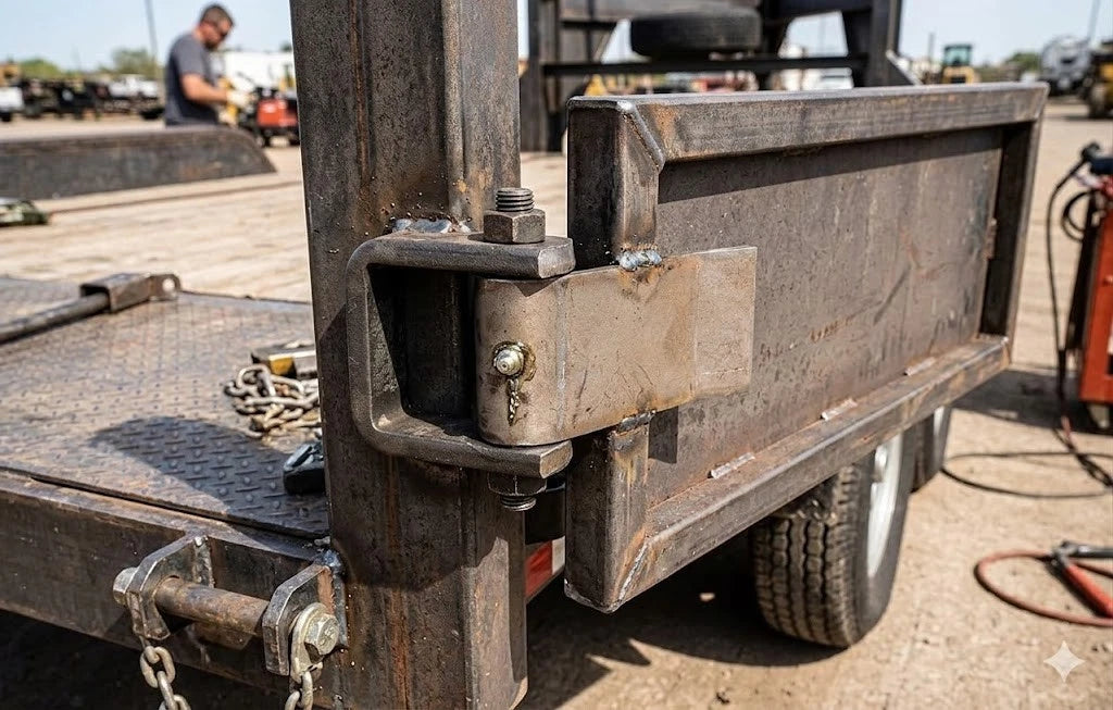 DH-2 Heavy-Duty Weld-On Dump Trailer Tailgate Hinge with Grease Zerk (DH-2)
