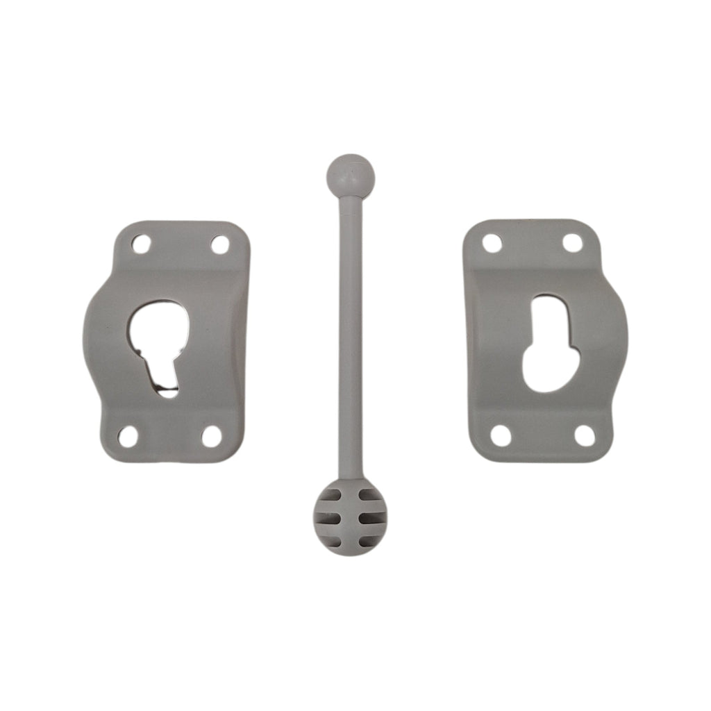 Trailer Cargo Door Hold Back Trailer Camper 4" Grey (DHB-4G)