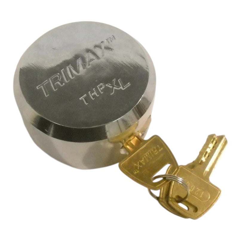 Trimax Maximum Security Hidden Shackle "Hockey Puck" Trailer Lock - Steel Body (DLHP)