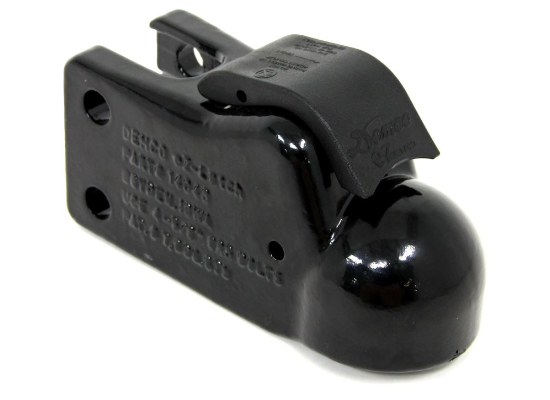 Demco Trailer Coupler - Cast - Adjustable Channel - eZ-Latch - Black - 2-5/16" Ball - 21K (DM14040-81)